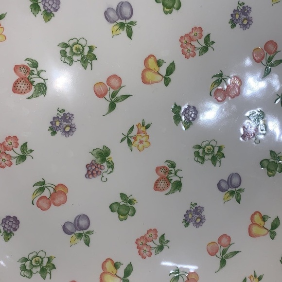 12x12" Vintage Japan Fruity Tominaga Peach shaped platter - Picture 5 of 10